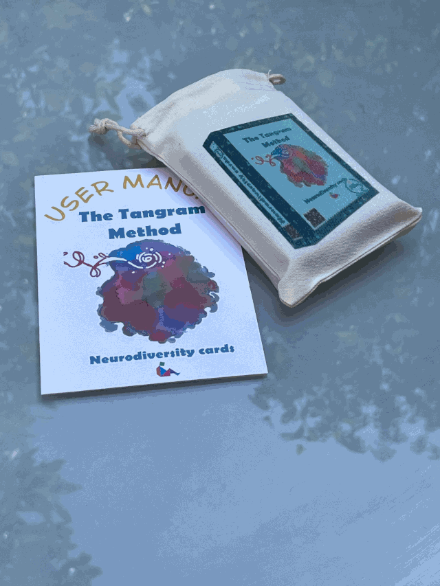 Neurodiversity awareness cards, the Tangram method explorer deck
